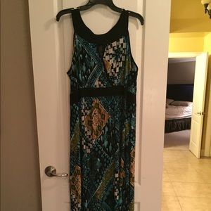 Sleeveless maxi dress. Size 1x